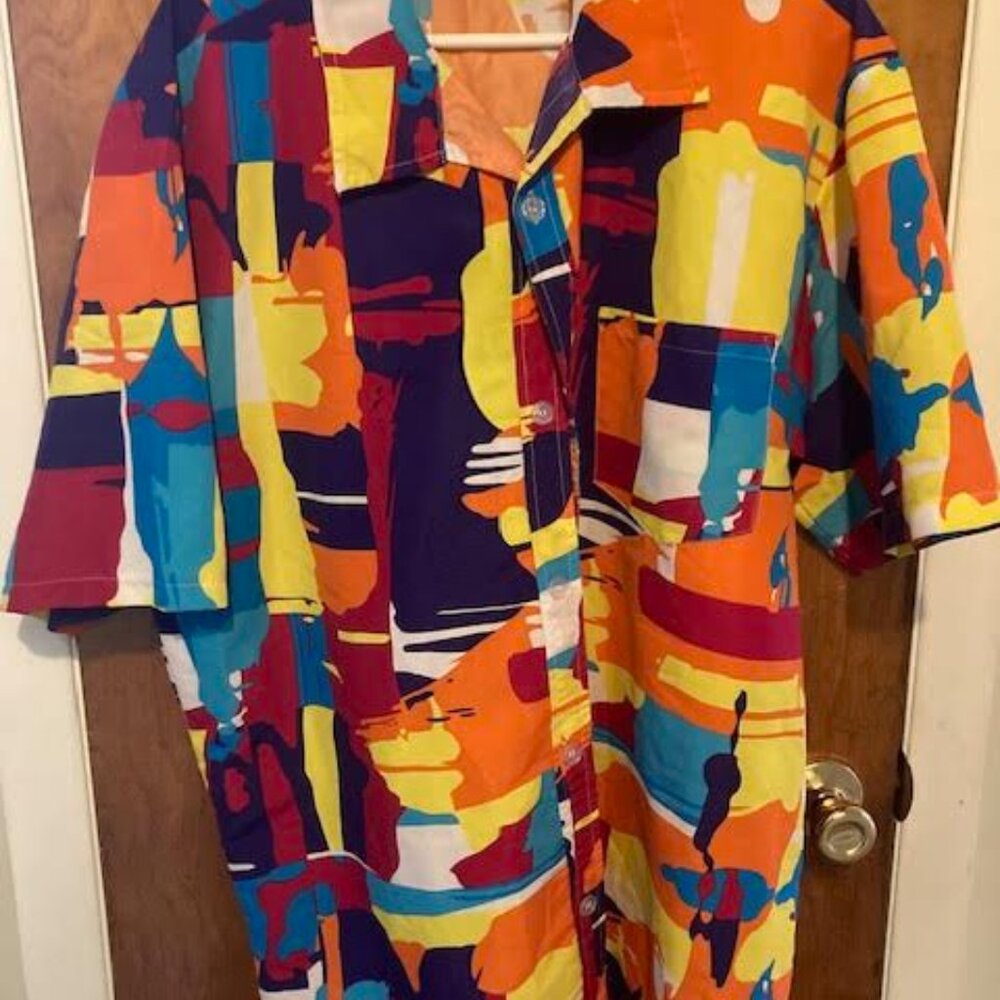 Colorful Button down 4x unisex